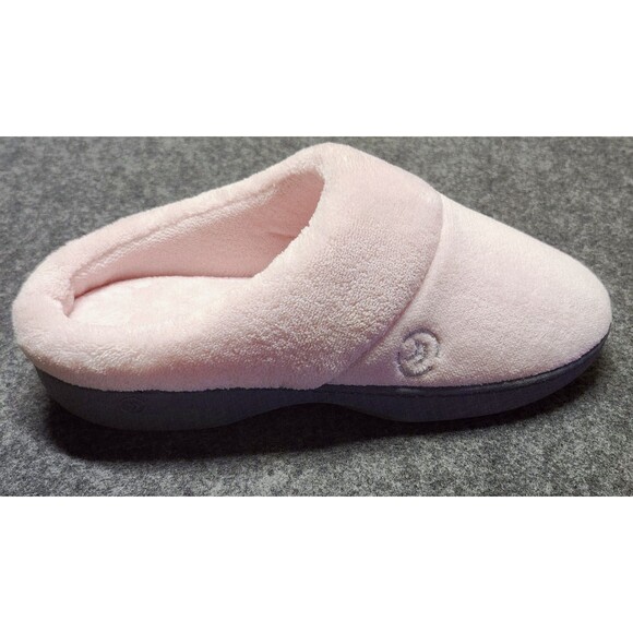 ISOTONER Eco Comfort hoodback Women's Slippers Memory Foam PINK Size 7.5-8 - Picture 7 of 15